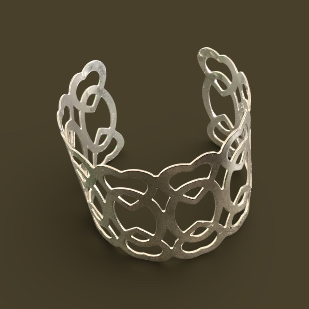 Silver-tone Cuff Bracelet